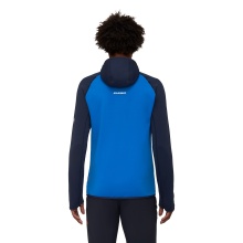 Mammut Fleecejacka Aconcagua ML (Midlayer) z kapturem lodowoniebieski/granatowy męski